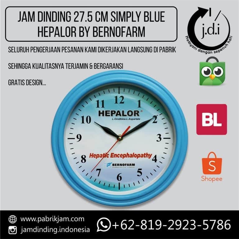 JAM DINDING bernofarm PROMOSI 27.5 CM HEPALOR