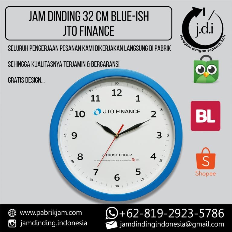 JAM DINDING PROMOSI 32 cm JTO Finance