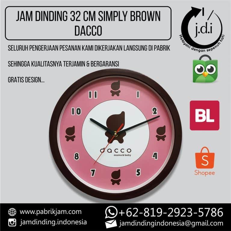 JAM DINDING PROMOSI 32 cm dacco