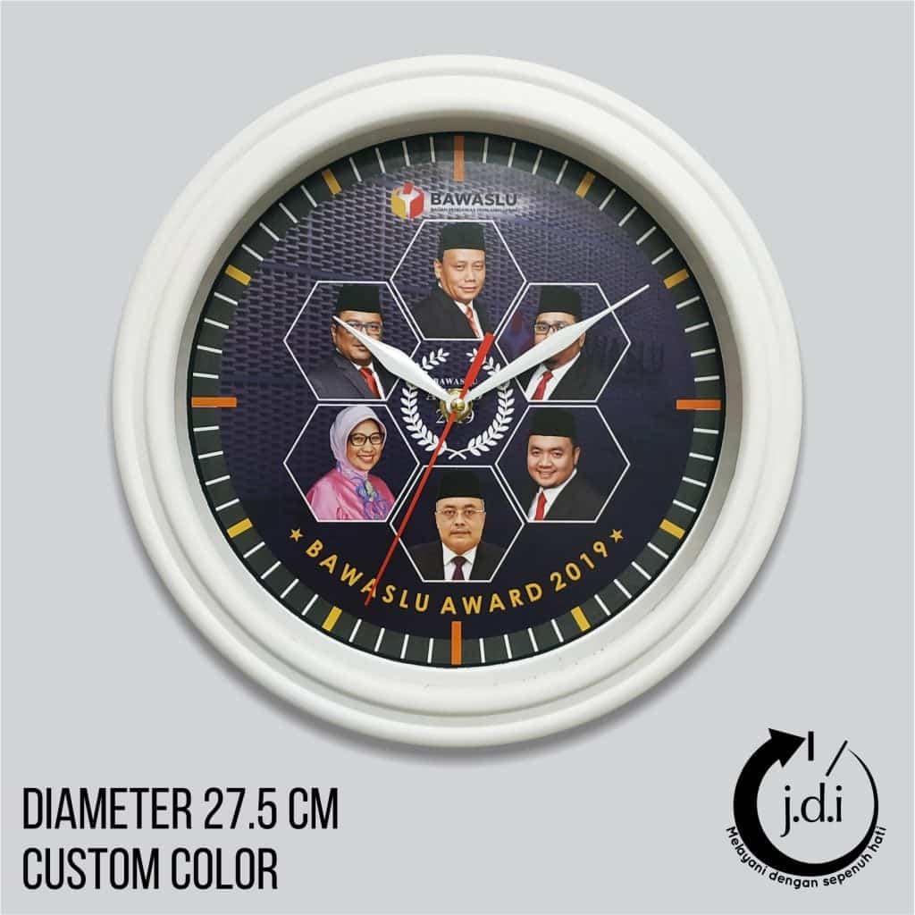 JAM DINDING PROMOSI 27.5CM BAWASLU AWARD 2019