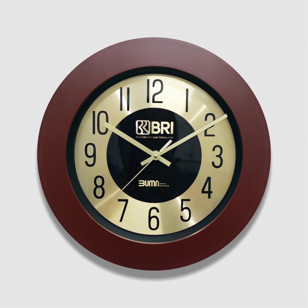 Merchandise Jam Dinding 33 CM BANK RAKYAT INDONESIA BRI dari https://pabrikjam.com.