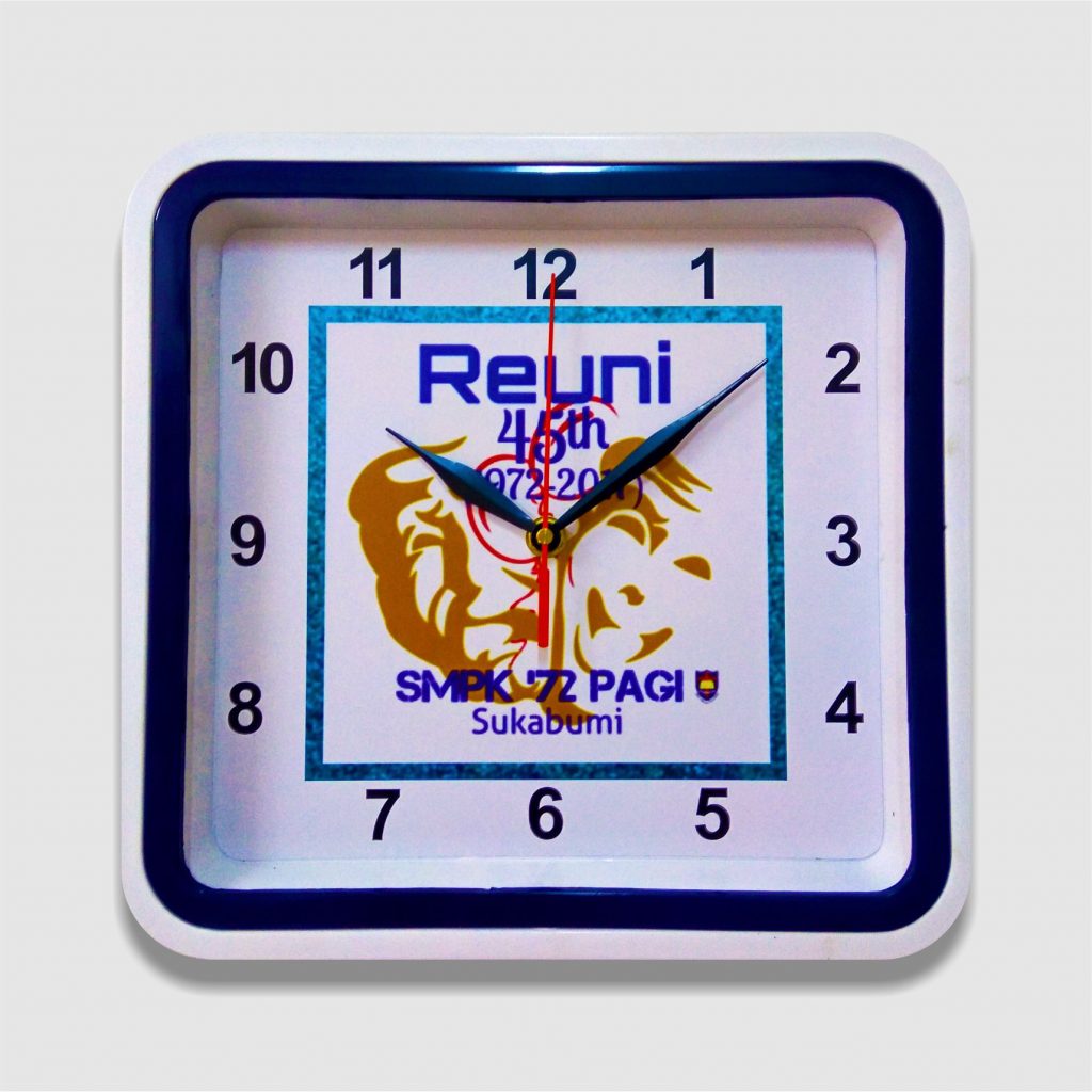 SOUVENIR MERCHANDISE JAM DINDING PROMOSI KOTAK REUNI SMPK