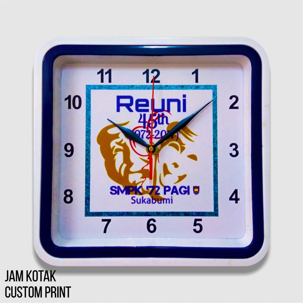 SOUVENIR MERCHANDISE JAM DINDING PROMOSI KOTAK REUNI SMPK