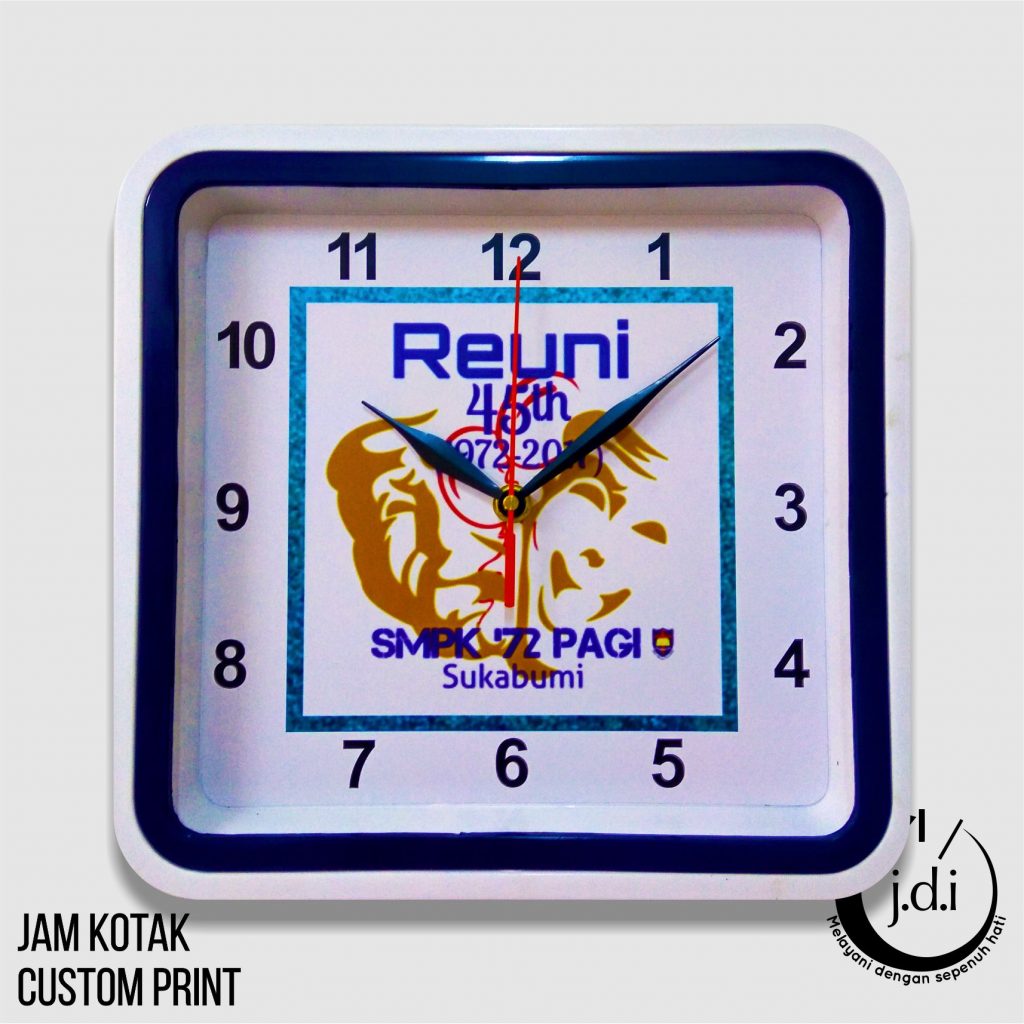 SOUVENIR MERCHANDISE JAM DINDING PROMOSI KOTAK REUNI SMPK