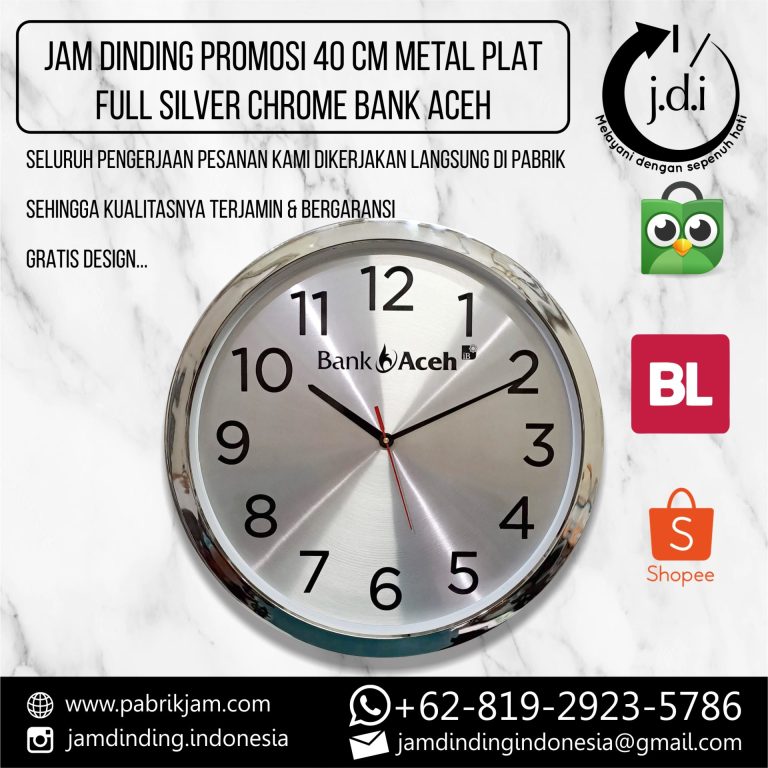 jam metal Bank Aceh custom eksklusif https://pabrikjam.com