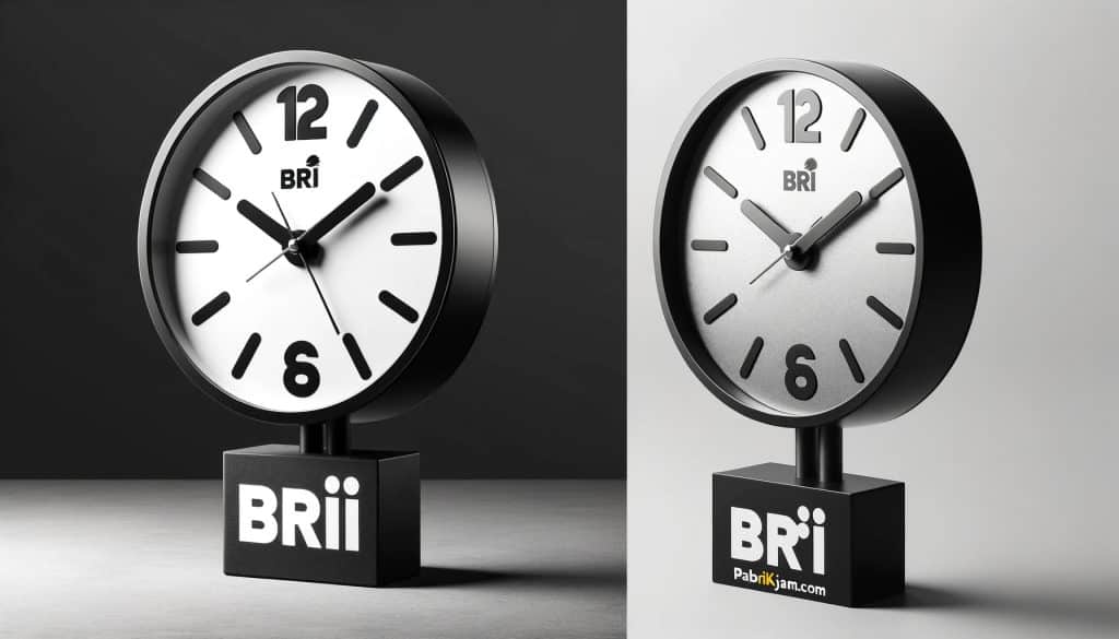 jam dinding BRI