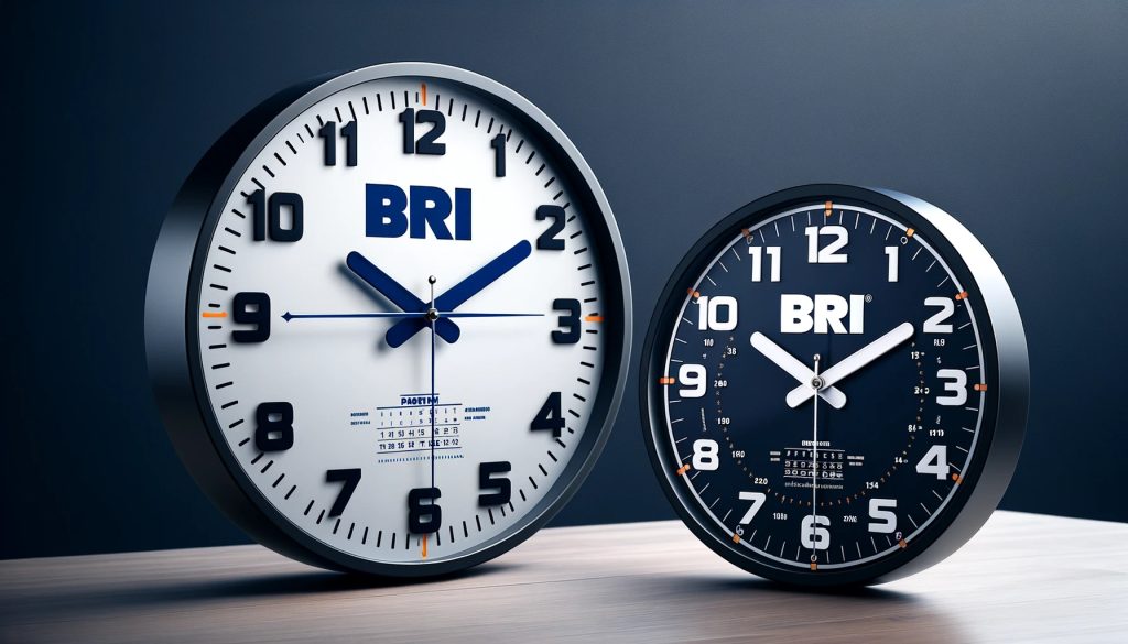 jam dinding BRI