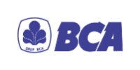Logo Bank BCA klien souvenir jam dinding custom untuk merchandise nasabah